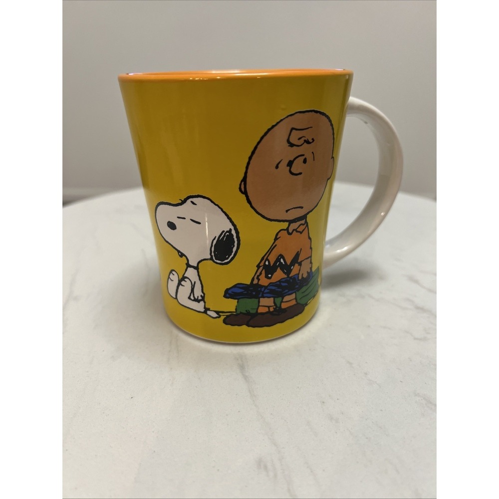 Peanuts Snoopy & Charlie Brown Coffee Mug The world is filled with Mondays 12 oz